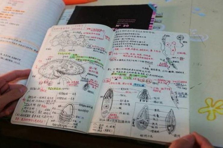 สมุดโน้ตขั้นเทพของนักเรียนจีน