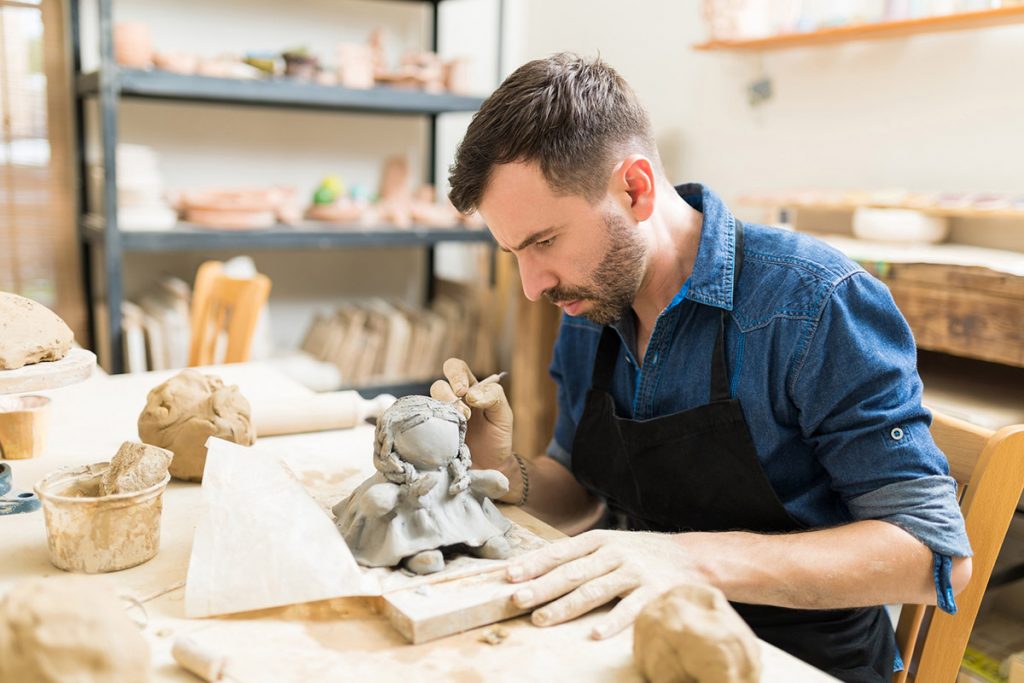 Make owner. Making Clay Sculptures. Бизнес глиняного производства для детей. Clay Crafting. Man made of Clay.